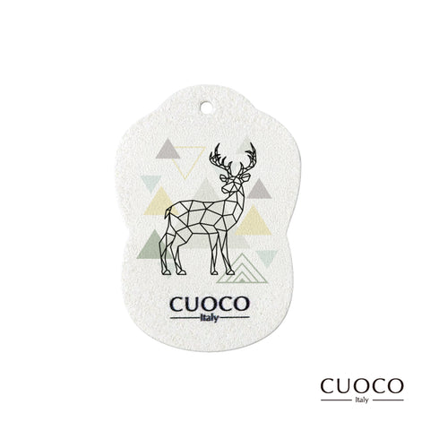 【義大利CUOCO】純淨自然系列-吸水去油木漿棉8.6x5cm(動物限定版)