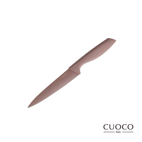 【義大利CUOCO】北歐粉彩-420不鏽鋼萬用刀24cm(附刀套)