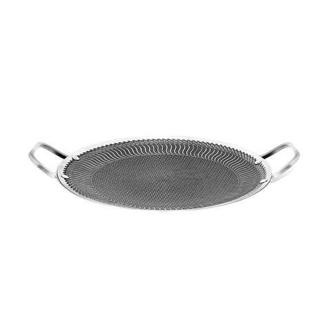 【義大利CUOCO】頂級316雷射晶鋼IH蜂巢不沾烤盤38cm(贈水蒸蓋)