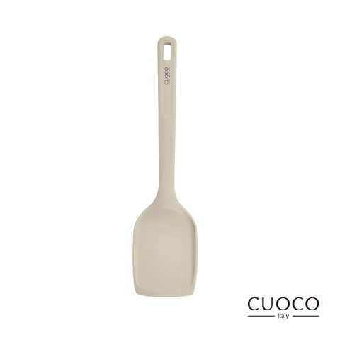 【義大利CUOCO】北歐系列-半月柄全矽膠炒鏟33cm-白色