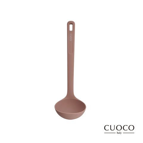 【義大利CUOCO】北歐系列-半月柄全矽膠湯勺31cm