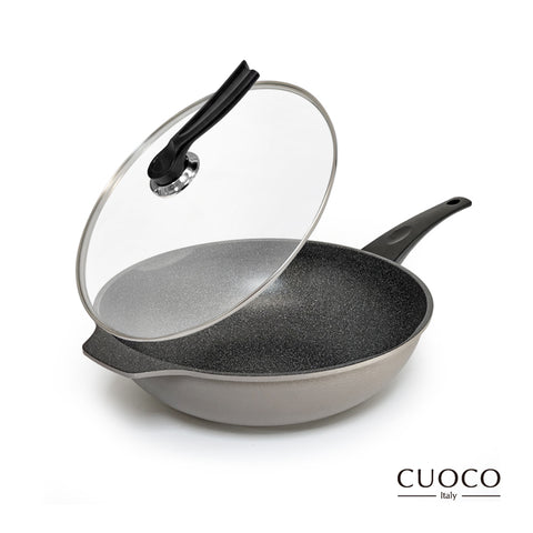 【義大利CUOCO】鍋具配件-可立式強化玻璃蓋(多尺寸可選)