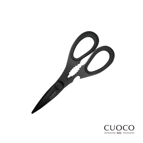 【義大利CUOCO】420黑科技粉末鋼刀系列-可拆式料理剪刀18.5cm